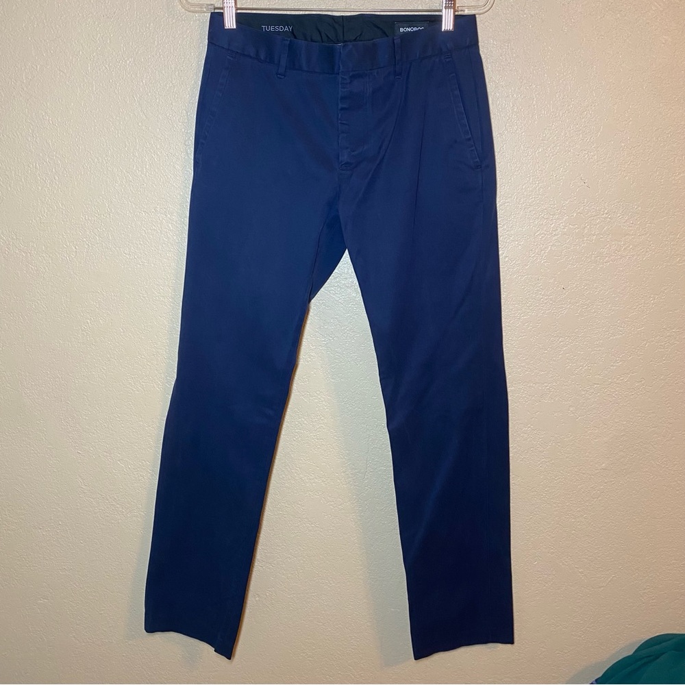Bonobos Navy Weekday Warrior Tuesday Slim Fit Pants 30x32